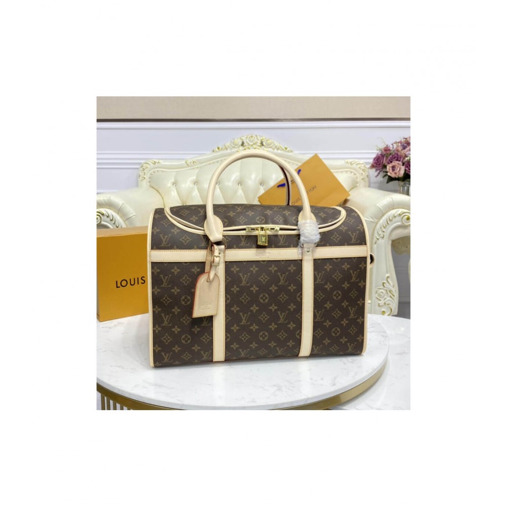 Louis Vuitton Monogram Canvas Dog Carrier 50 M42021 LDBS16966