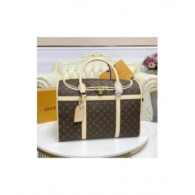 Louis Vuitton Monogram Canvas Dog Carrier 50 M42021 LDBS16966