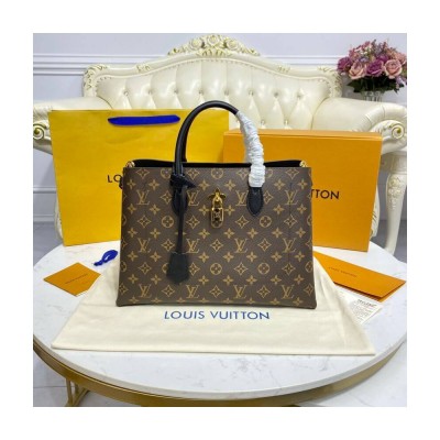 Louis Vuitton Monogram Canvas Flower Tote Black M43550 LDBS17630