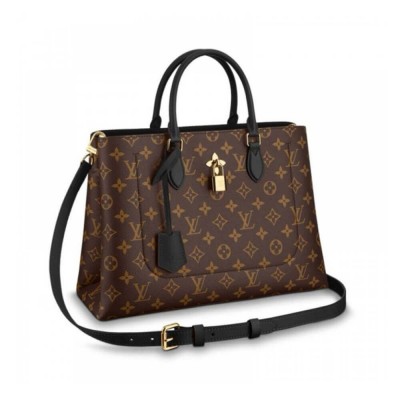 Louis Vuitton Monogram Canvas Flower Tote Black M43550 LDBS17630