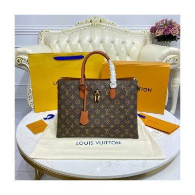 Louis Vuitton Monogram Canvas Flower Tote Caramel M43770 LDBS17631