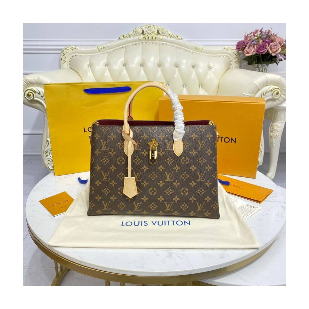 Louis Vuitton Monogram Canvas Flower Tote M43551 LDBS17629