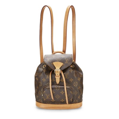 Louis Vuitton Monogram Canvas Montsouris PM Backpack M51137 LDBS16674