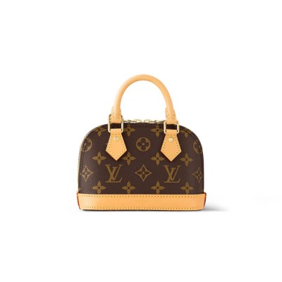 Louis Vuitton Monogram Canvas Nano Alma Bag M82717 LDBS16655