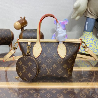 Louis Vuitton Monogram Canvas Neverfull BB Natural Strap LDBS17098