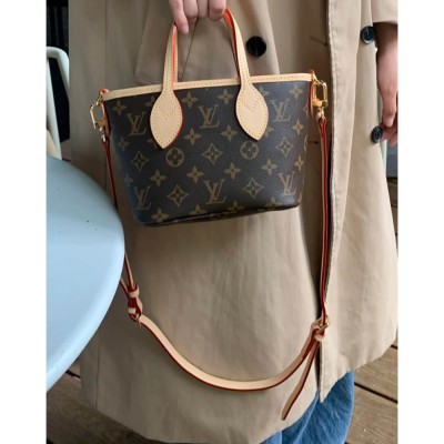 Louis Vuitton Monogram Canvas Neverfull BB Natural Strap LDBS17098