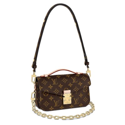 Louis Vuitton Monogram Canvas Pochette Metis East West Bag M46279 M46279 LDBS17335