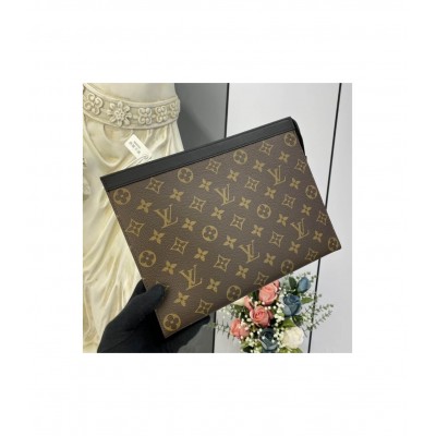 Louis Vuitton Monogram Canvas Pochette Voyage MM M61692 LDBS17337