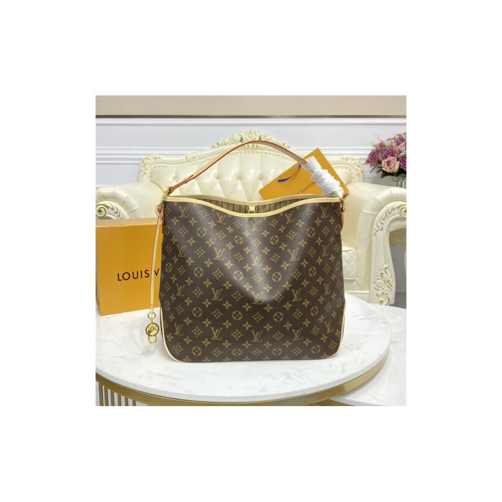 Louis Vuitton Monogram Delightful MM Beige M50156 LDBS16835