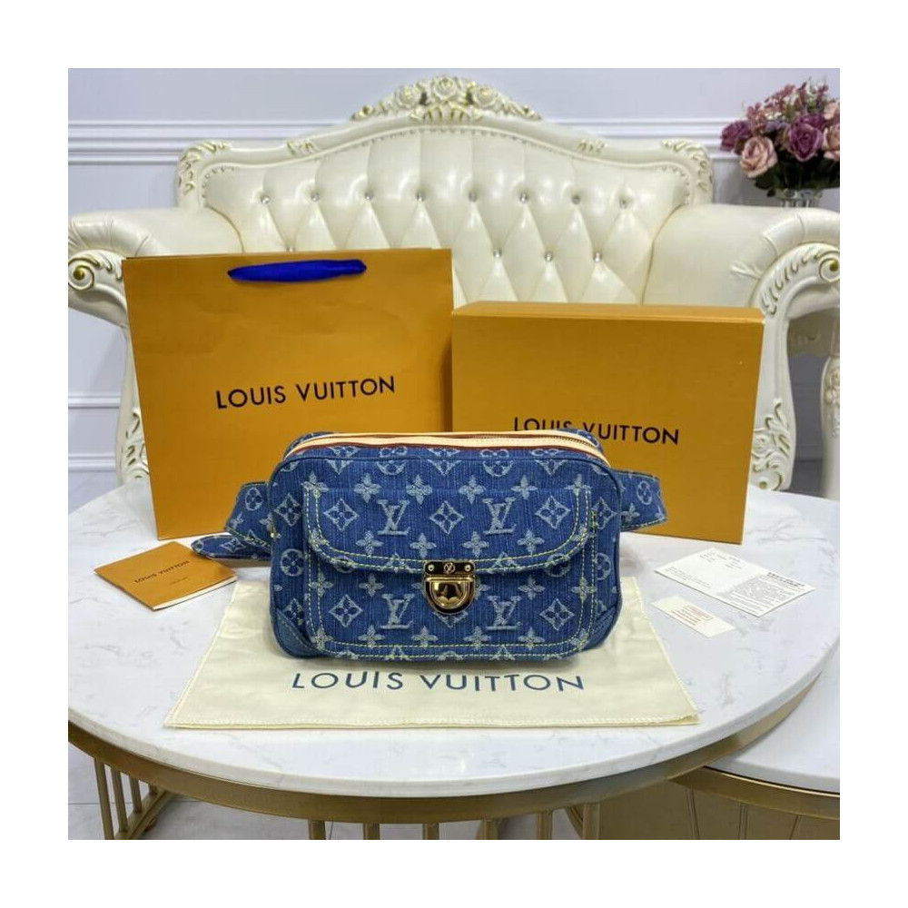 Louis Vuitton Monogram Denim Bum Waist Bag M95347 LDBS16982