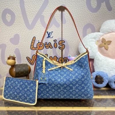 Louis Vuitton Monogram Denim CarryAll MM M46855 LDBS16747