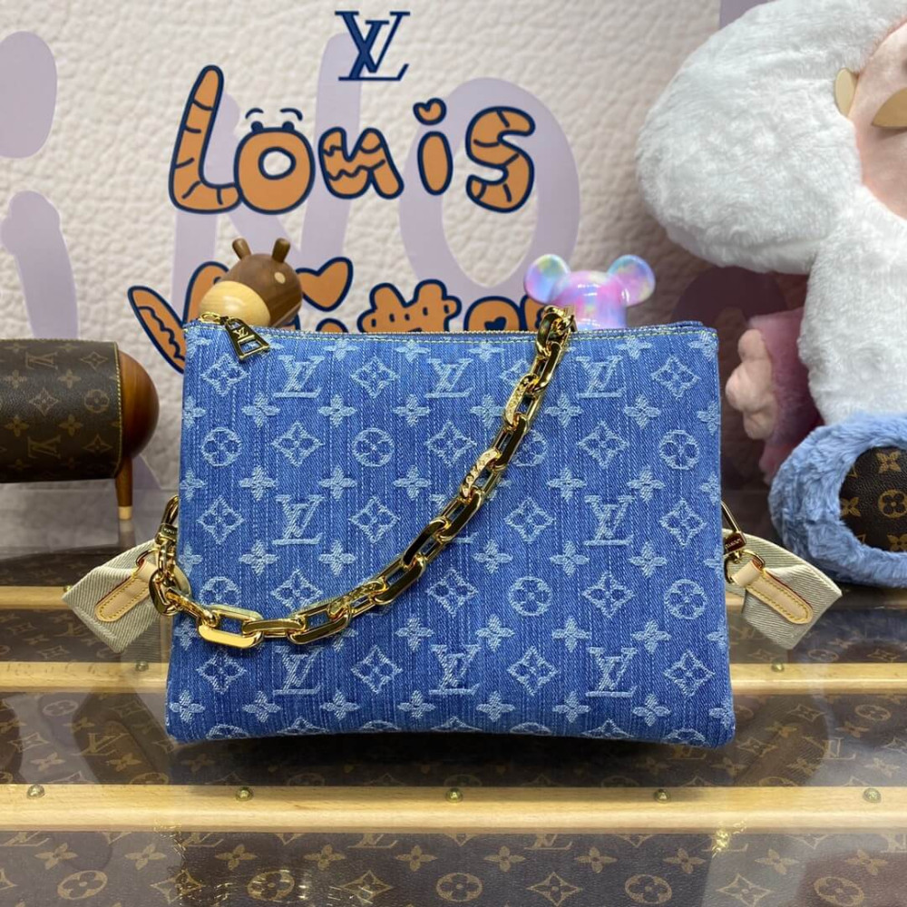 Louis Vuitton Monogram Denim Coussin PM M24564 LDBS16791