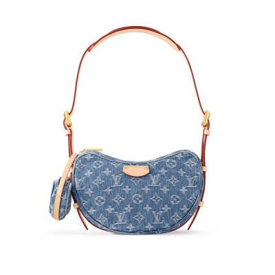 Louis Vuitton Monogram Denim Croissant MM M46856 LDBS16983