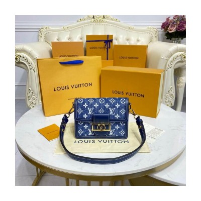 Louis Vuitton Monogram Denim Mini Dauphine M59716 LDBS16824