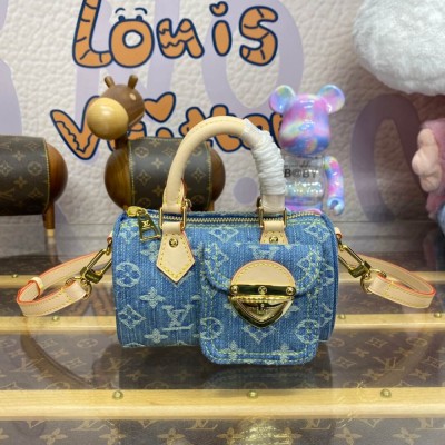 Louis Vuitton Monogram Denim Nano Speedy M82950 LDBS17027