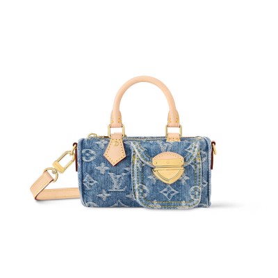 Louis Vuitton Monogram Denim Nano Speedy M82950 LDBS17027