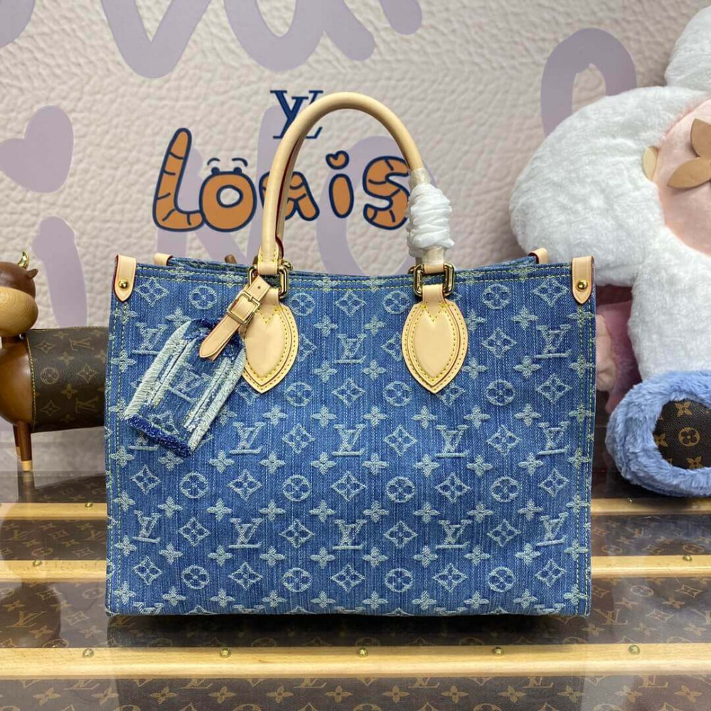 Louis Vuitton Monogram Denim OnTheGo MM M46871 LDBS17187