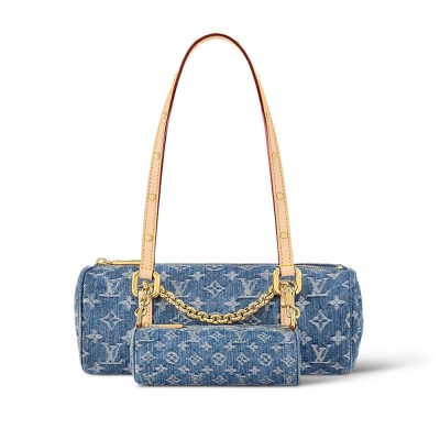 Louis Vuitton Monogram Denim Papillon Bag M46830 LDBS17259