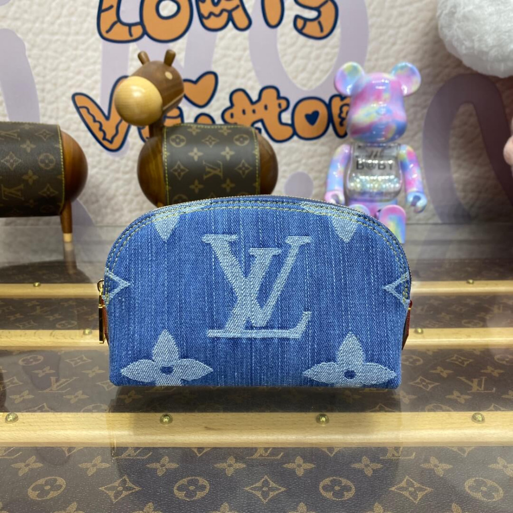 Louis Vuitton Monogram Denim Pochette Cosmetique PM M24316 LDBS17342