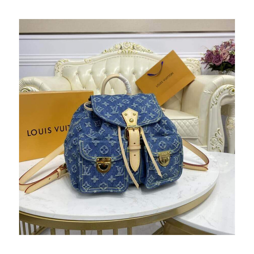 Louis Vuitton Monogram Denim Sac A Dos GM Backpack M95056 LDBS16675