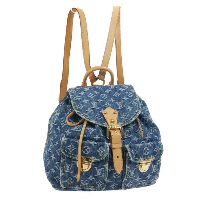 Louis Vuitton Monogram Denim Sac A Dos GM Backpack M95056 LDBS16675