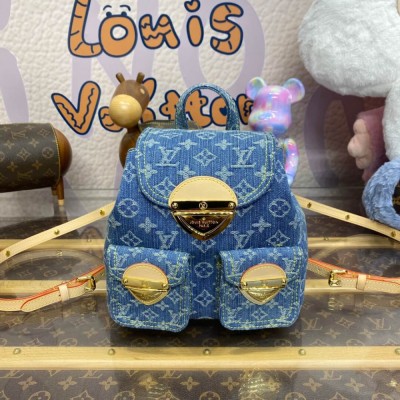 Louis Vuitton Monogram Denim Venice Backpack M46836 LDBS16676