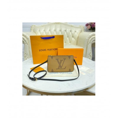 Louis Vuitton Monogram Double Zip Pochette M69203 LDBS17343