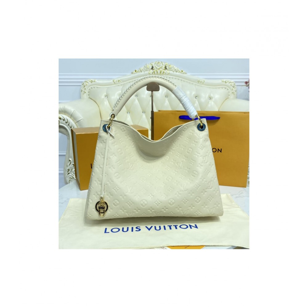 Louis Vuitton Monogram Empreinte Artsy MM Beige M44456 LDBS16667