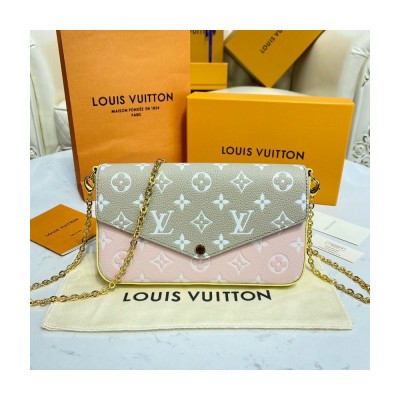 Louis Vuitton Monogram Empreinte Leather Felicie Pochette M81359 LDBS17346