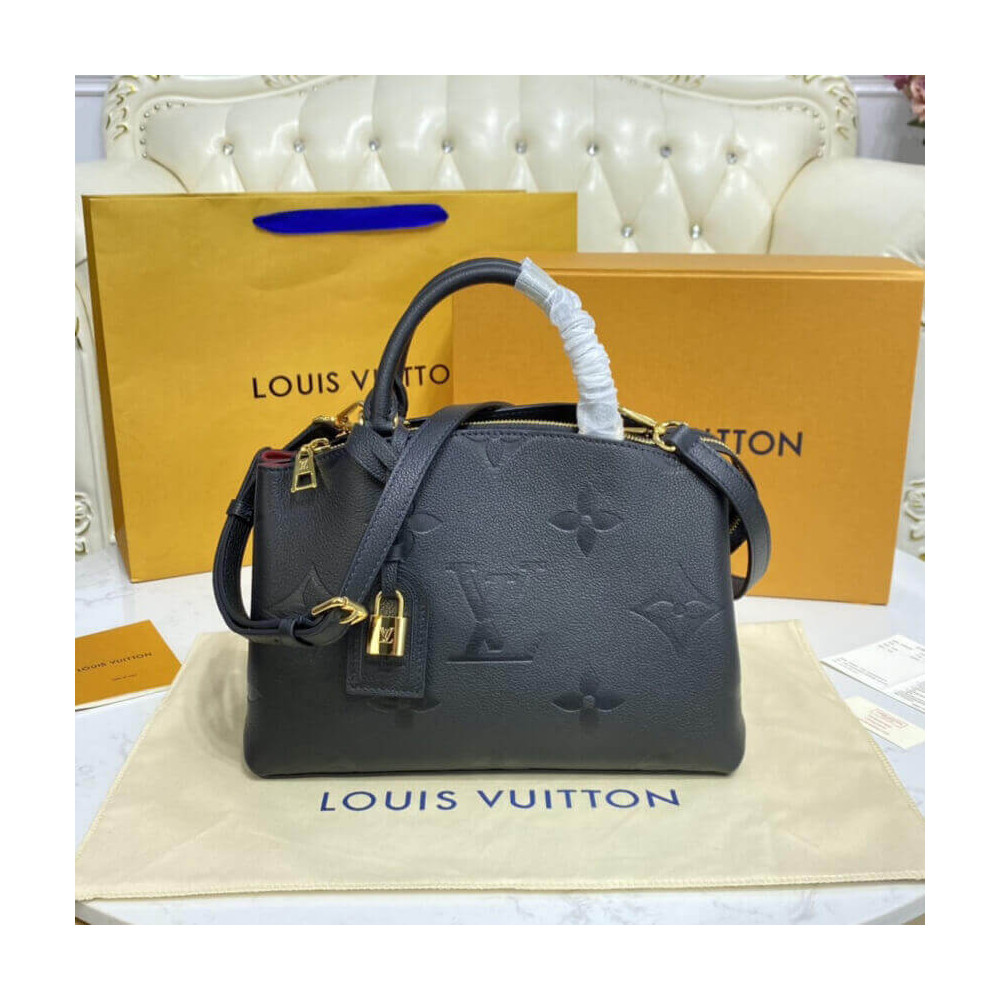 Louis Vuitton Monogram Empreinte Leather Petit Palais Black M58916 LDBS17268