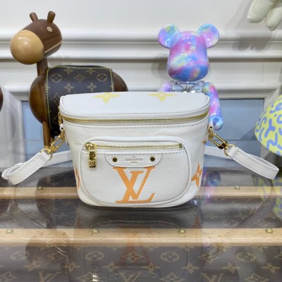 Louis Vuitton Monogram Empreinte Mini Bumbag Neutral M82208 LDBS16712