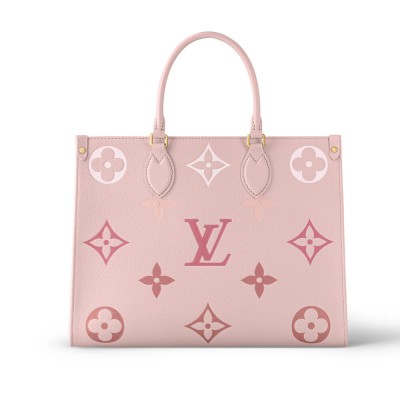 Louis Vuitton Monogram Empreinte OnTheGo MM Pink M46542 LDBS17195