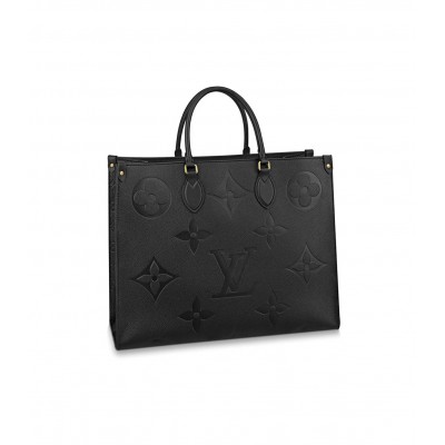 Louis Vuitton Monogram Empreinte Onthego GM Black M44925 LDBS17192