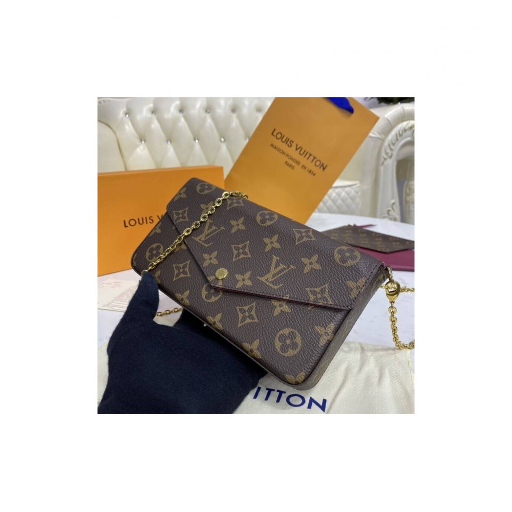 Louis Vuitton Monogram Felicie Pochette M61276 LDBS17354