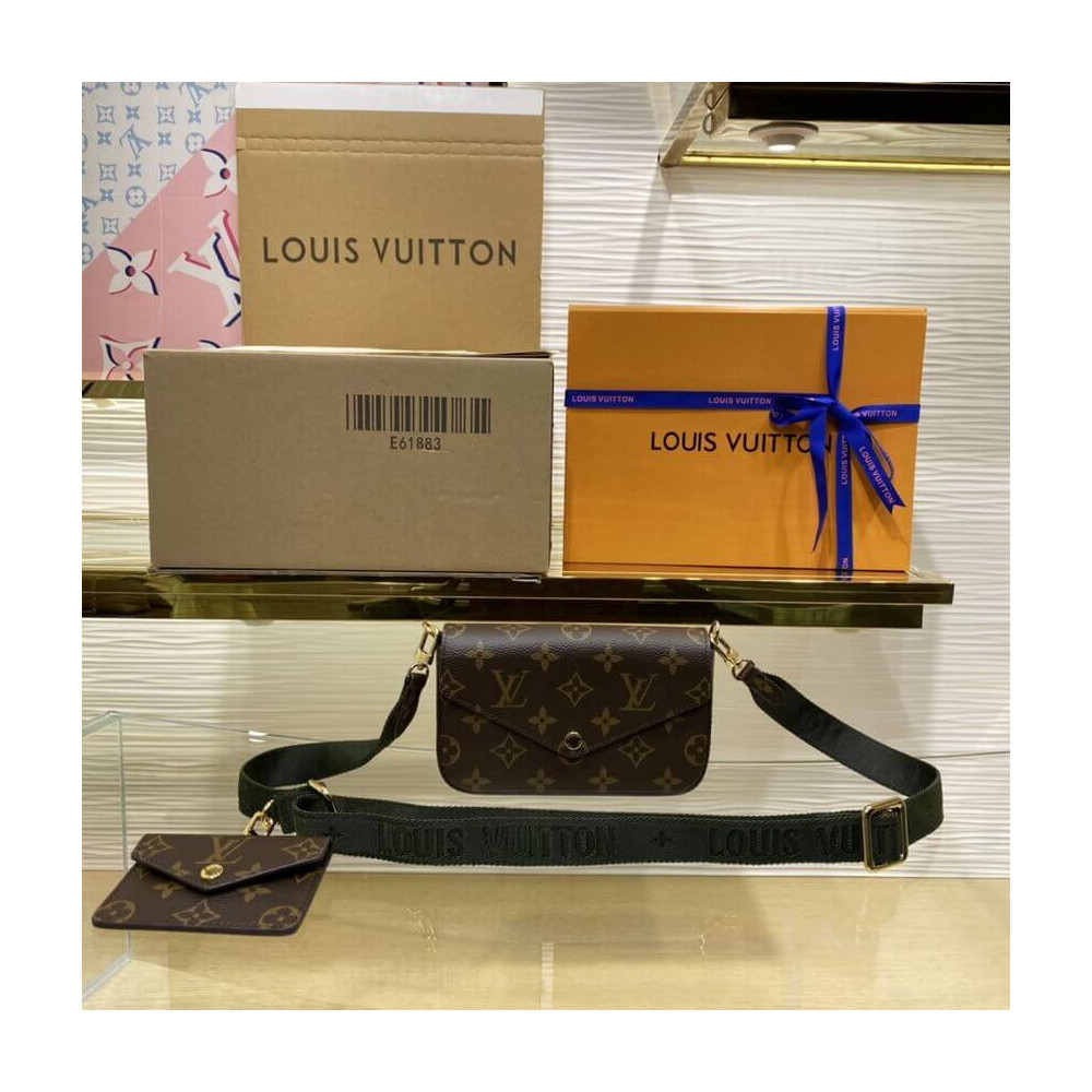 Louis Vuitton Monogram Felicie Strap & Go M80091 LDBS17497