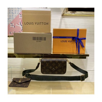 Louis Vuitton Monogram Felicie Strap & Go M80091 LDBS17497