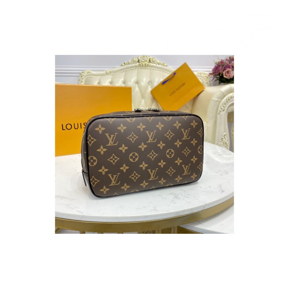 Louis Vuitton Monogram Macassar Toilet Pouch GM M47506 LDBS17437