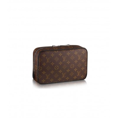 Louis Vuitton Monogram Macassar Toilet Pouch GM M47506 LDBS17437