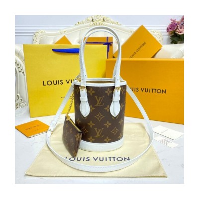 Louis Vuitton Monogram Nano Bucket Bag M81489 LDBS17029