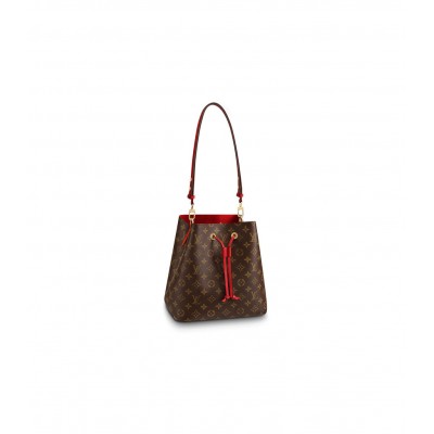 Louis Vuitton Monogram Neonoe MM Red M44021 LDBS17046