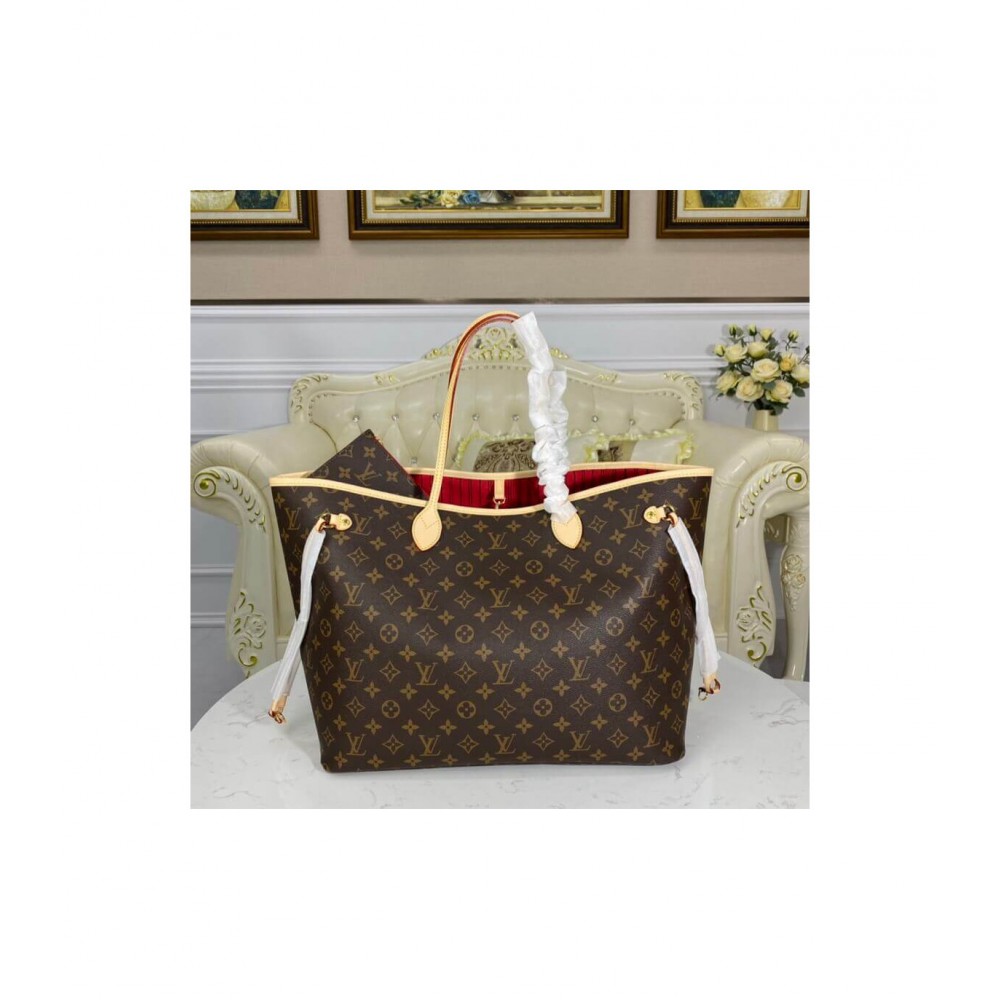 Louis Vuitton Monogram Neverfull GM Red M40991 LDBS17108