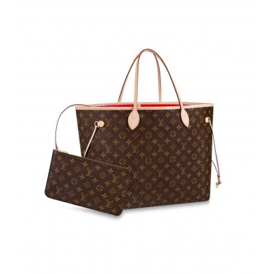 Louis Vuitton Monogram Neverfull GM Red M40991 LDBS17108