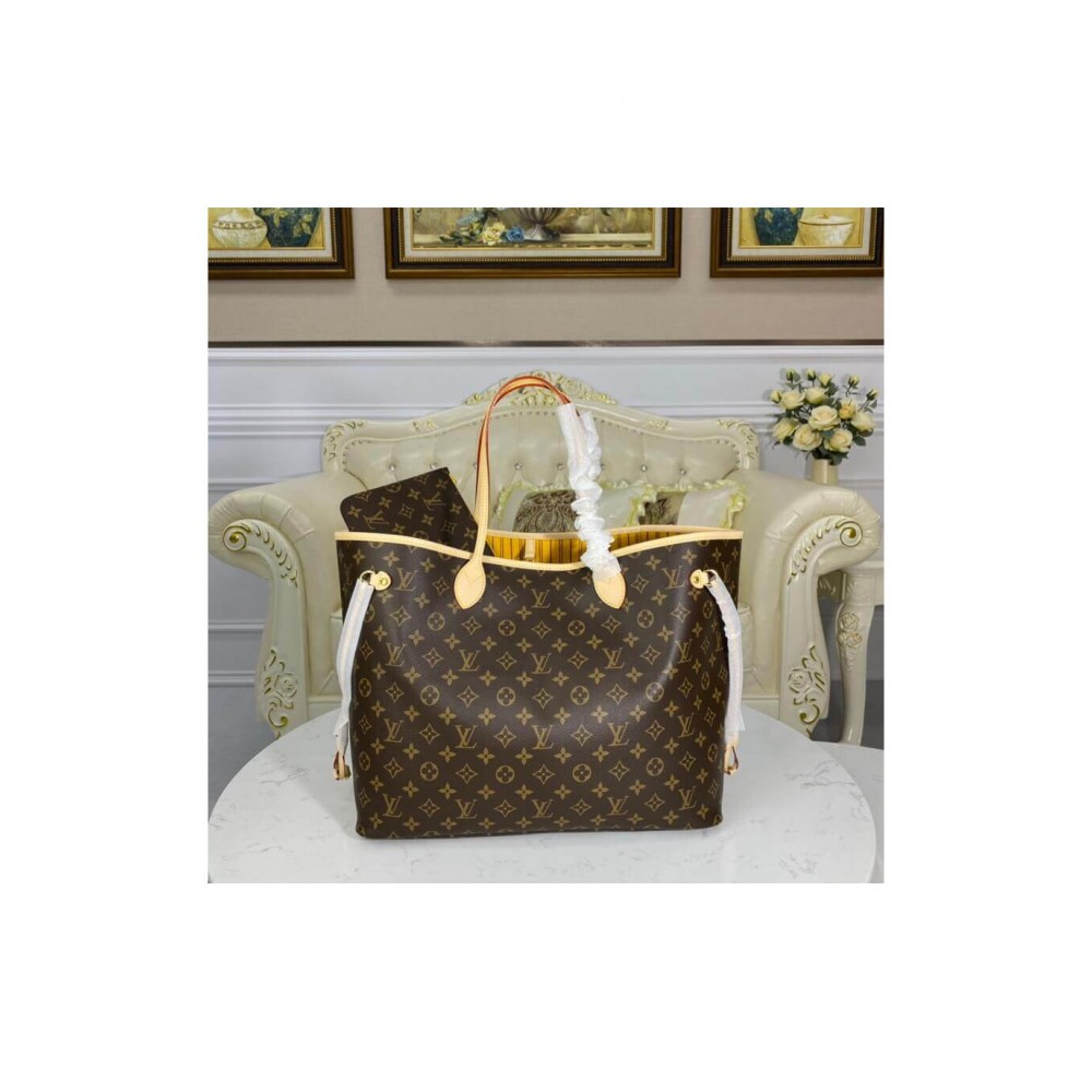 Louis Vuitton Monogram Neverfull GM Yellow M40992 LDBS17109