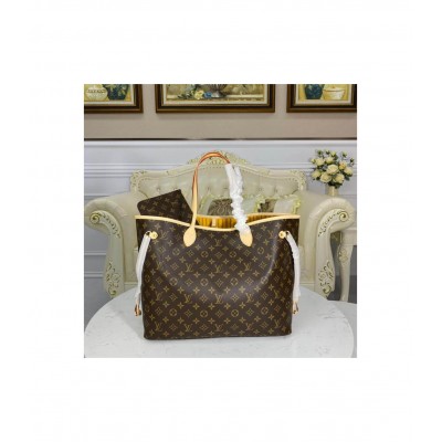 Louis Vuitton Monogram Neverfull GM Yellow M40992 LDBS17109