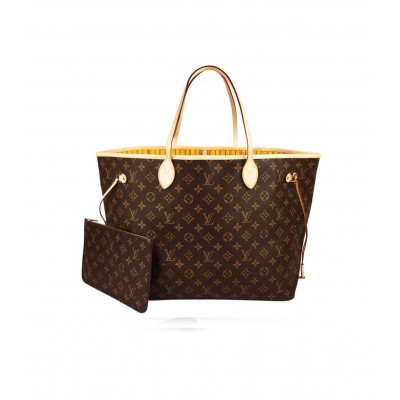 Louis Vuitton Monogram Neverfull GM Yellow M40992 LDBS17109