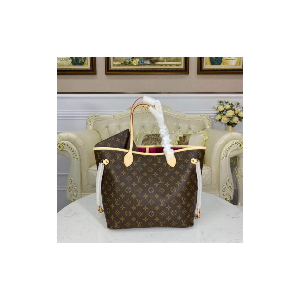 Louis Vuitton Monogram Neverfull MM Peony M41178 LDBS17113