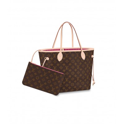 Louis Vuitton Monogram Neverfull MM Peony M41178 LDBS17113