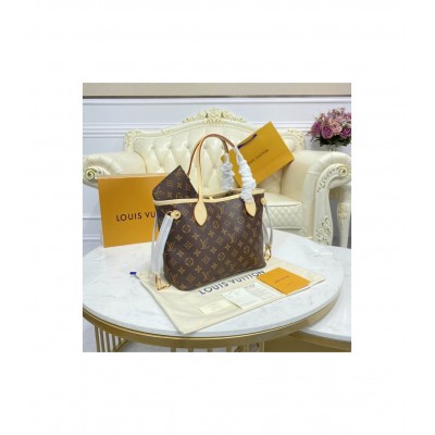 Louis Vuitton Monogram Neverfull PM Beige M41000 LDBS17116