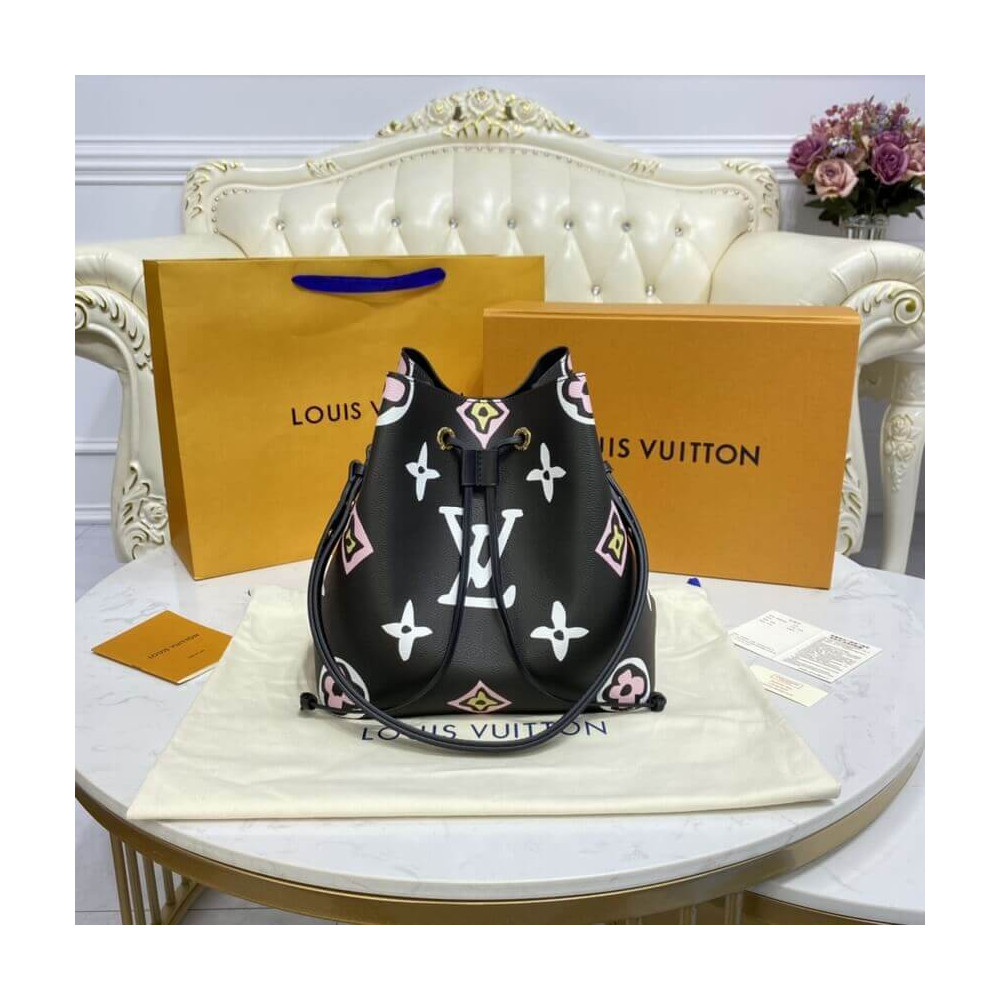 Louis Vuitton Monogram Pattern Neonoe MM Black M45821 LDBS17048