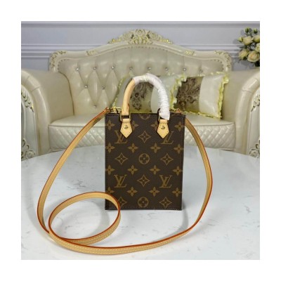 Louis Vuitton Monogram Petit Sac Plat M69442 LDBS17466